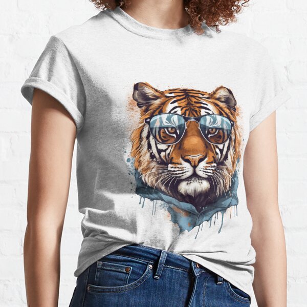 Tiger's Cool Sunglasses' Women's T-Shirt