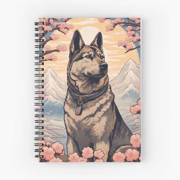 Item preview, German shepherd dog japanese art designed and sold by MDCGraphics.