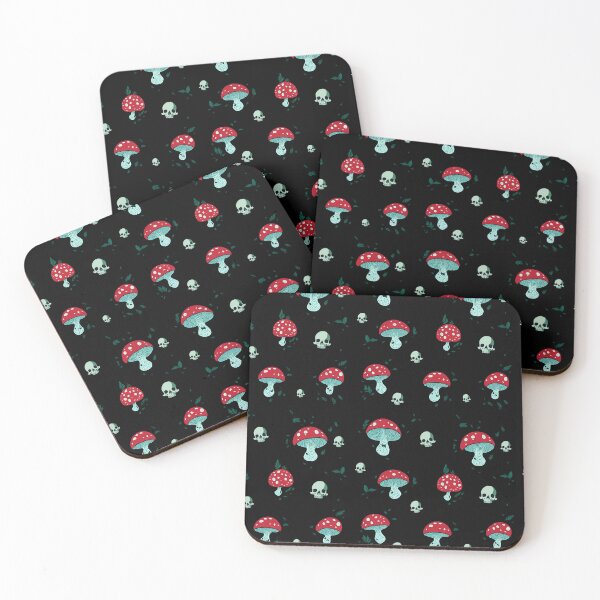 Item preview, Mushroom Skull Pattern designed and sold by Seljomoon.