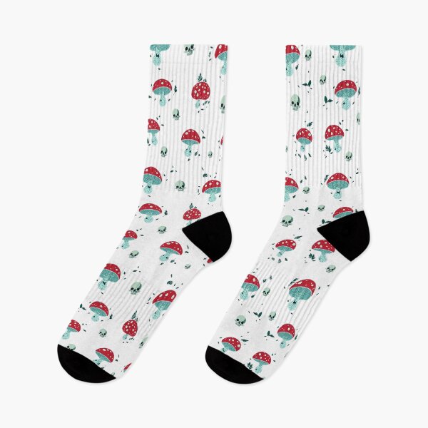 Item preview, Mushroom Skull Pattern designed and sold by Seljomoon.