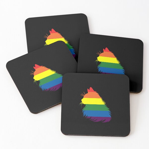 Artikelvorschau, Cat Pride Nr. 3: Katzen für den LGBTQIA-Support-Pride-Monat entworfen und verkauft von Arienrod's Designs.