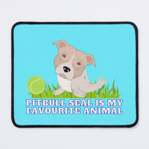 Item preview, @eyrabeats-shop: Funny Pitbull Seal - Illustration designed and sold by eyrabeats-shop.