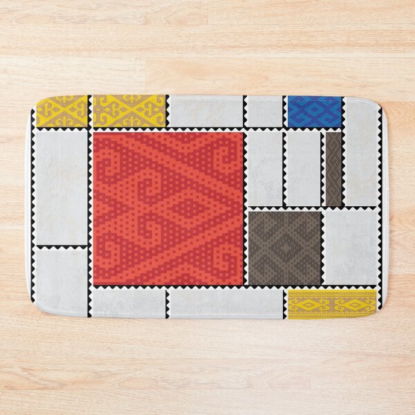 Item preview, Ethno Mondrian horizontal designed and sold by Iskender Asanaliev.