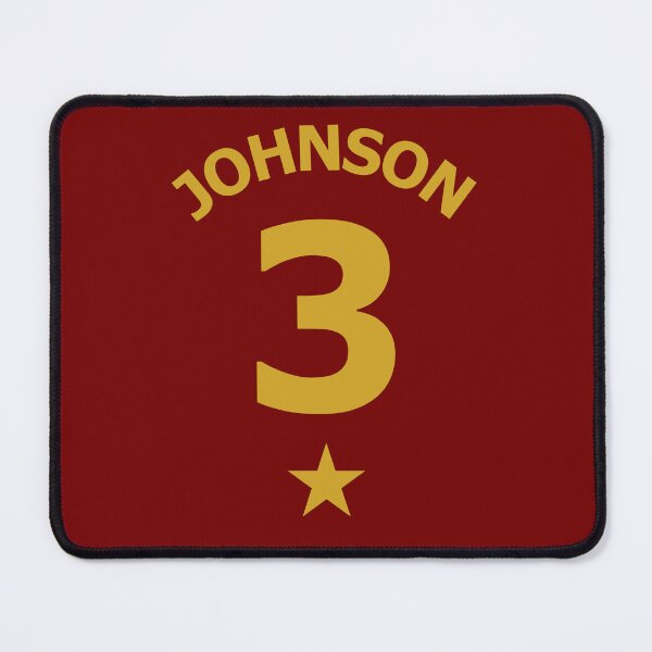Item preview, Lion House Colours Gold on Red Athletic Player Chaser Jersey No. 3 designed and sold by ArtCounts.