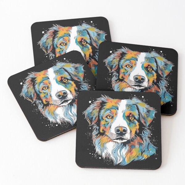 Item preview, Aussie Affection: Energetic Australian Shepherd designed and sold by DooodleGod.