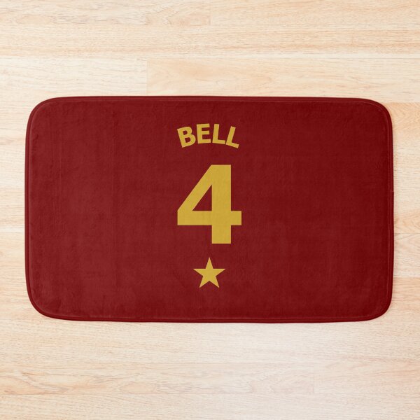 Item preview, Lion House Colours Gold on Red Athletic Player Chaser Jersey No. 4 designed and sold by ArtCounts.