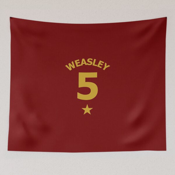 Item preview, Lion House Colours Gold on Red Athletic Player Beater Jersey No. 5 designed and sold by ArtCounts.