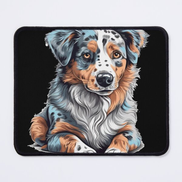 Item preview, AI-Inspired Australian Shepherd Design design designed and sold by DooodleGod.