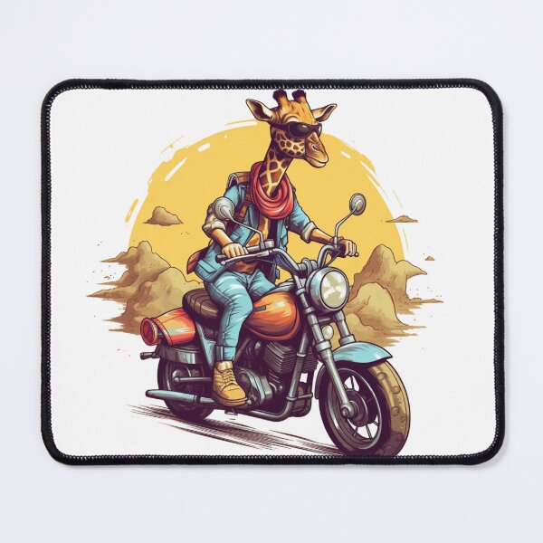 Item preview, Desert Cruiser: Giraffe Pedals Through Sands designed and sold by DigitalDream-1.