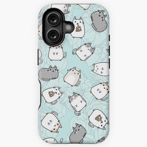 Cute Kawaii Cats Cat Pattern iPhone Tough Case