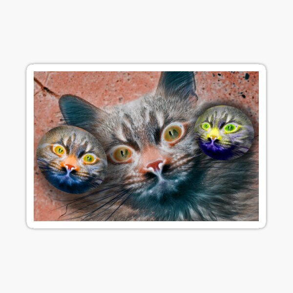 Hello From Mars Sticker