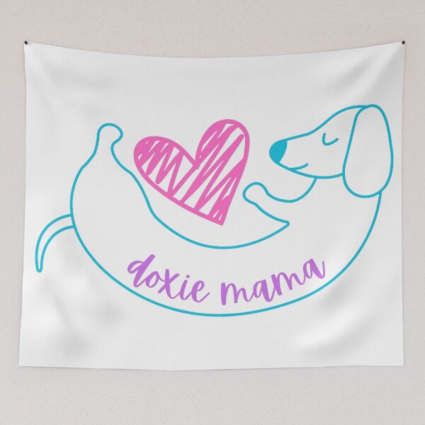 Item preview, Doxie Mama / dachshund mama - bright designed and sold by jechaiyells.