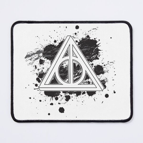 Item preview, Impossible Hallows - Optical illusion, penrose triangle, elder wand, philopsophers stone, invisibility cloak designed and sold by the50ftsnail.