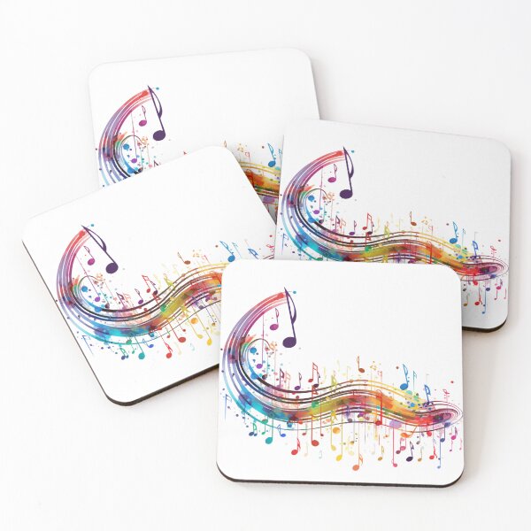 Item preview, Stylized Musical Notes  designed and sold by StudioRedKoala.
