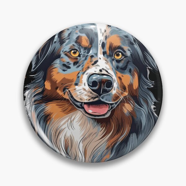 Item preview, Distinctive Marking Australian Shepherd Dog design designed and sold by DooodleGod.