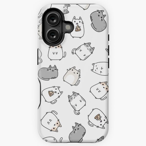 Cute Kawaii Cats Cat Pattern iPhone Tough Case