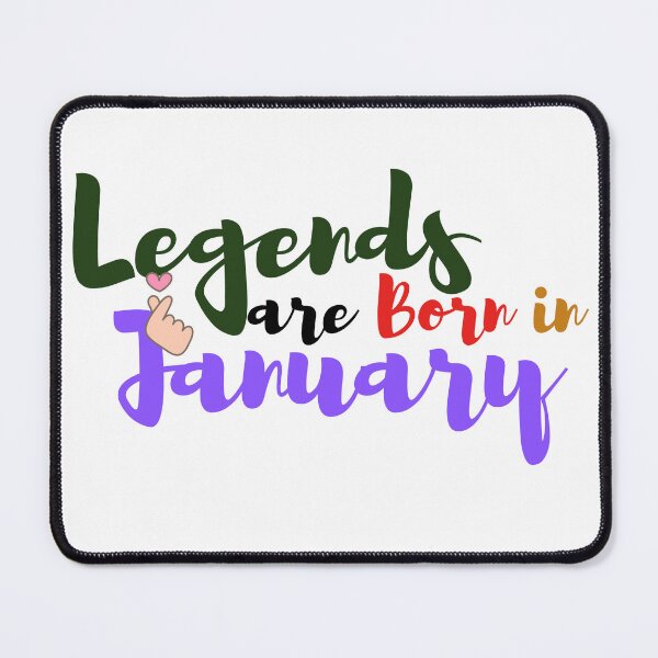 Item preview, Legends are Born in January designed and sold by Sanan Israyilli.