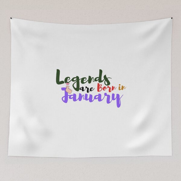 Item preview, Legends are Born in January designed and sold by Sanan Israyilli.