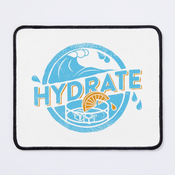 Item preview, Hydrate - a hydration reminder poster/sticker, ideal for your water tracker designed and sold by the50ftsnail.