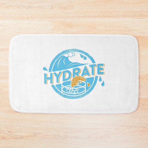 Item preview, Hydrate - a hydration reminder poster/sticker, ideal for your water tracker designed and sold by the50ftsnail.