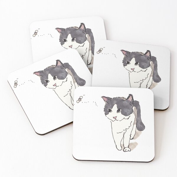 Item preview, Working mode - Cheeky cat designed and sold by LeMooMooSketch.