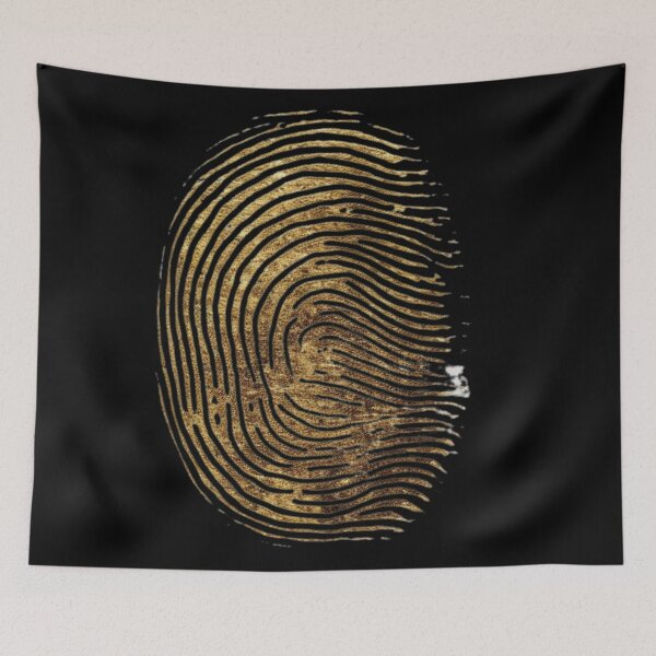 Item preview, A gold ink fingerprint designed and sold by Yaksza.