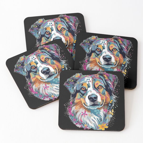 Item preview, Australian Shepherd Collage Custom Design designed and sold by DooodleGod.