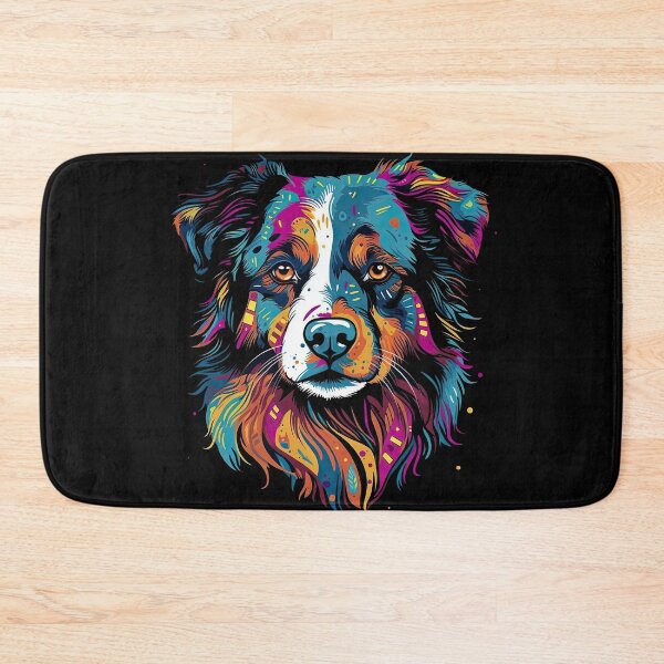 Artikelvorschau, Canine Creations - Australian Shepherd Portrait entworfen und verkauft von DooodleGod.