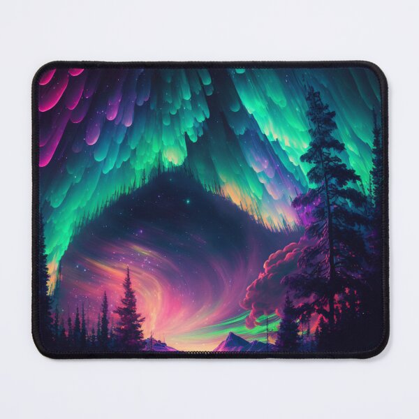 Item preview, Aurora Borealis Northern Lights/Space Night Sky/Planetary Landscape designed and sold by aiphotosart.