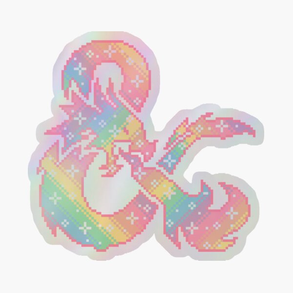 Item preview, Dungeons and Dragons Rainbow Dragon designed and sold by AlleenasPixels.