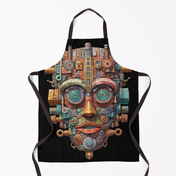 Item preview, Steampunk robot head designed and sold by Yaksza.