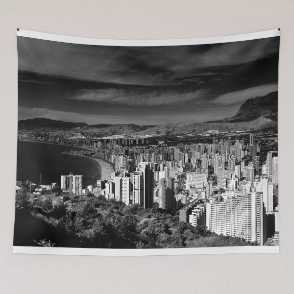 Item preview, Benidorm Skyline Cityscape Costa Blanca Spain designed and sold by AndyEvansPhotos.