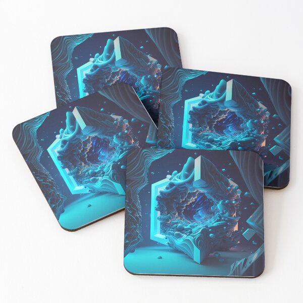 Item preview, AI Wallpaper Abstract Geometric designed and sold by Slowerblue.