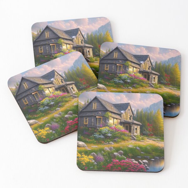 Item preview, Enchanted Cottage designed and sold by HOMEDESIGNPRINT.