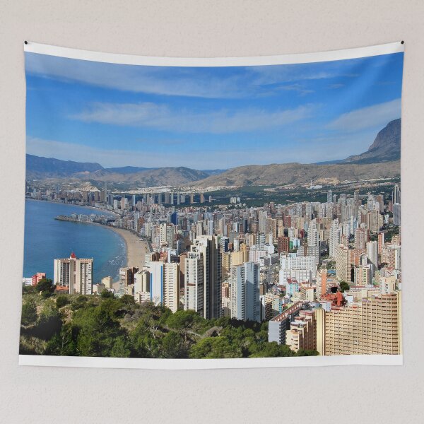 Item preview, Benidorm Skyline Cityscape Costa Blanca Spain designed and sold by AndyEvansPhotos.