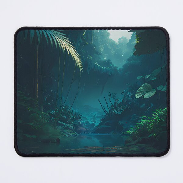 Item preview, Jungle landscape AI wallpaper designed and sold by Slowerblue.