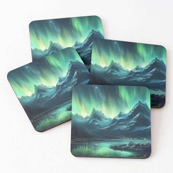 Item preview, Ilustrated arctic landscape designed and sold by paediilart.
