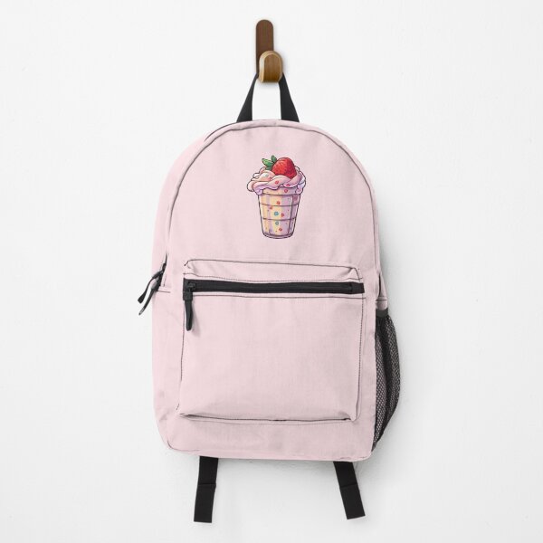 Item preview, Cute Strawberry Crush Milkshake for Sweet Lovers designed and sold by Stickerchef.