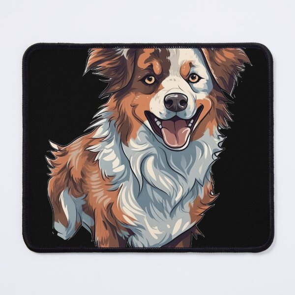 Item preview, Pawsome Pals Australian Shepherd Cartoon designed and sold by DooodleGod.