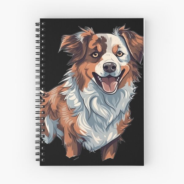 Item preview, Pawsome Pals Australian Shepherd Cartoon designed and sold by DooodleGod.