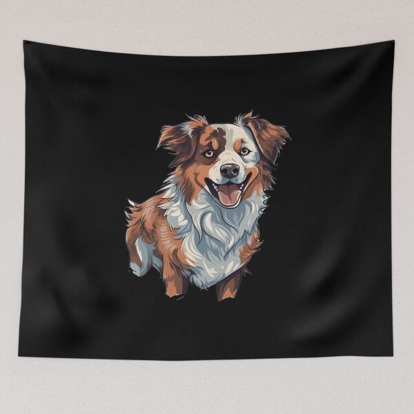 Item preview, Pawsome Pals Australian Shepherd Cartoon designed and sold by DooodleGod.