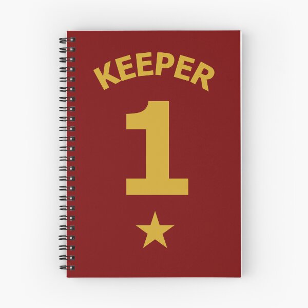 Item preview, Lion House Colours Gold on Red Athletic Keeper Jersey No. 1 designed and sold by ArtCounts.