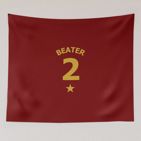 Item preview, Lion House Colours Gold on Red Athletic Beater Jersey No. 2 designed and sold by ArtCounts.