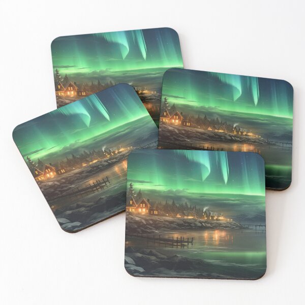 Item preview, Arctic village illustration designed and sold by paediilart.