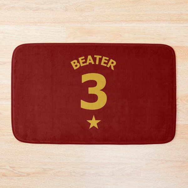 Item preview, Lion House Colours Gold on Red Athletic Beater Jersey No. 3 designed and sold by ArtCounts.