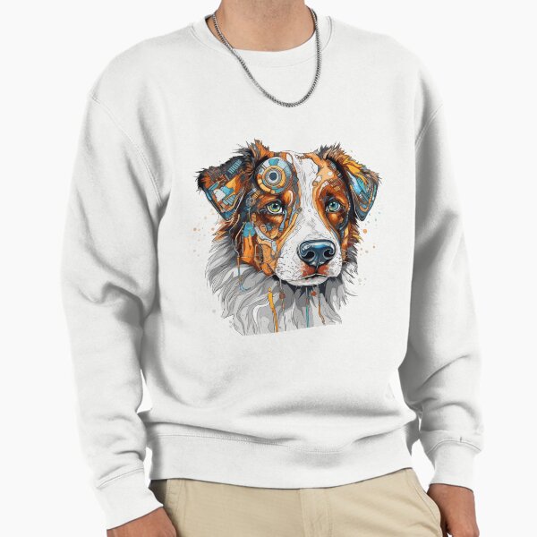 Item preview, Futurpup Australian Shepherd Digital Artful AI designed and sold by DooodleGod.