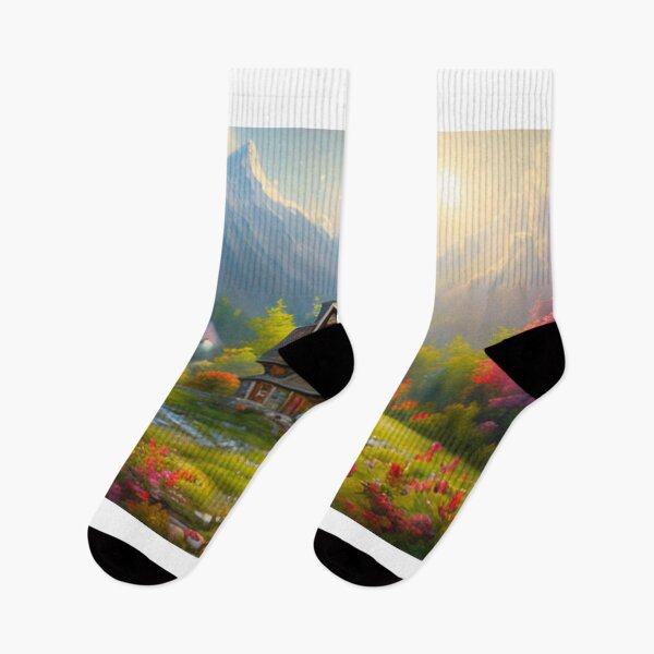 Item preview, Enchanted Mountain Retreat designed and sold by HOMEDESIGNPRINT.