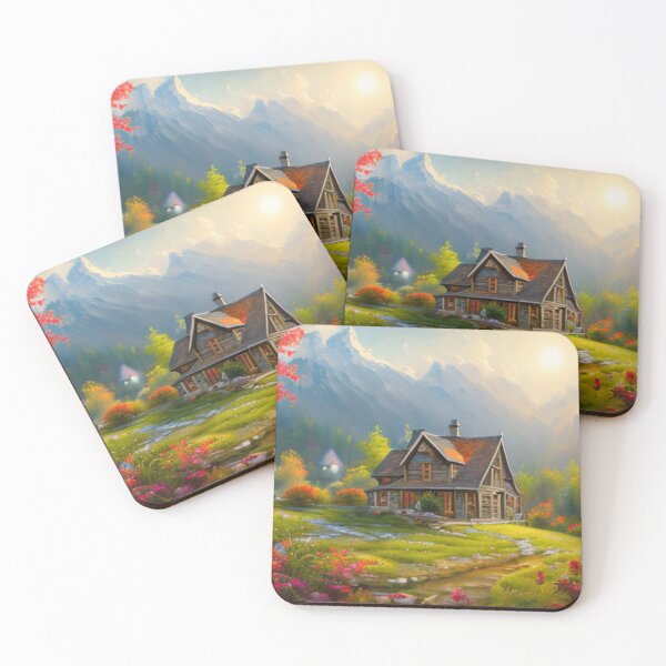 Item preview, Enchanted Mountain Retreat designed and sold by HOMEDESIGNPRINT.