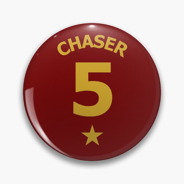 Item preview, Lion House Colours Gold on Red Athletic Chaser Jersey No. 5 designed and sold by ArtCounts.