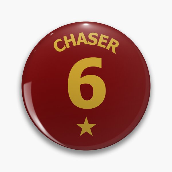 Item preview, Lion House Colours Gold on Red Athletic Chaser Jersey No. 6 designed and sold by ArtCounts.